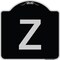 Signmission Sign with Letter Z Heavy-Gauge Aluminum Architectural Sign, 18" x 18", BS-1818-22914 A-DES-BS-1818-22914 - alternate 1